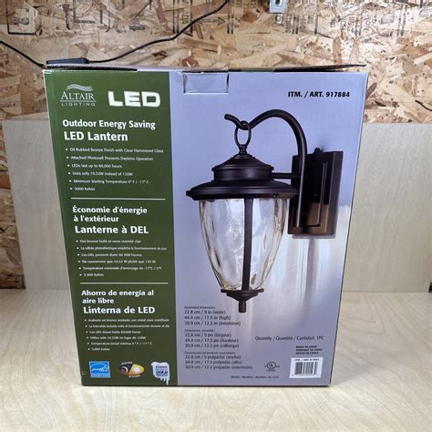 Altair Lighting AL-2161 Outdoor LED Lantern 87739500193 | eBay