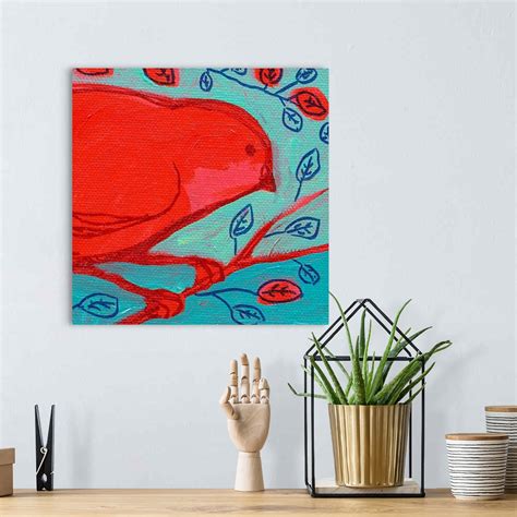 Red Bird Wall Art, Canvas Prints, Framed Prints, Wall Peels | Great Big Canvas