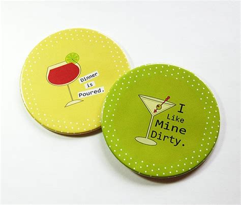 Drink Coasters Funny Coasters Cocktail Coasters Set of