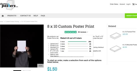 9 Cheapest Online Custom Poster Printing Services & Companies