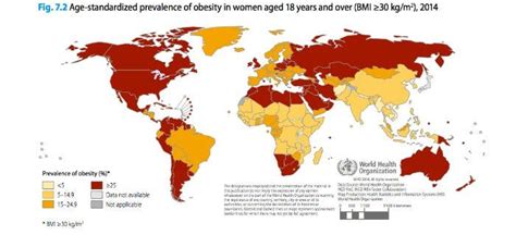 The most obese countries in the world