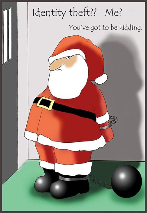 Funny Christmas card Santa in Prison | Christmas cards, Printable christmas cards, Funny ...