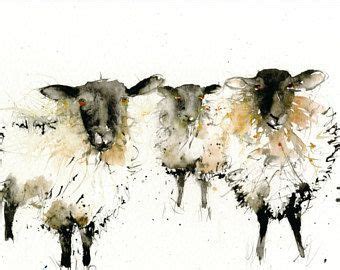 LIMITED edition print of my original watercolour SHEEP #watercolorarts | Etsy art prints, Sheep ...