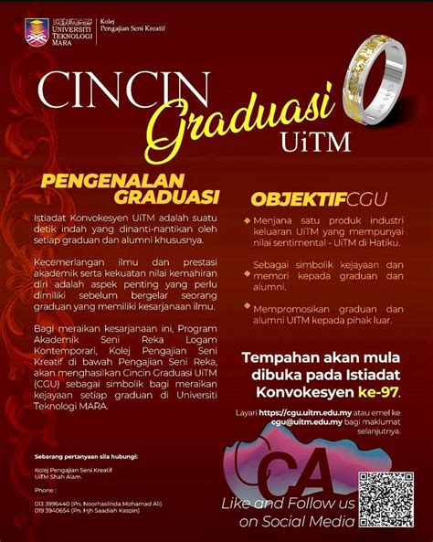 Cincin Graduasi UiTM (CGU) – Cincin Graduasi UiTM (CGU)