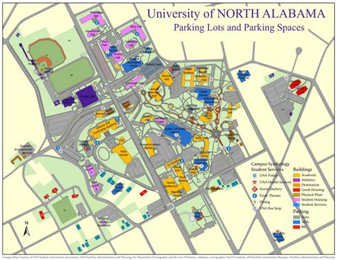 University of North Alabama Campus Map - Ontheworldmap.com