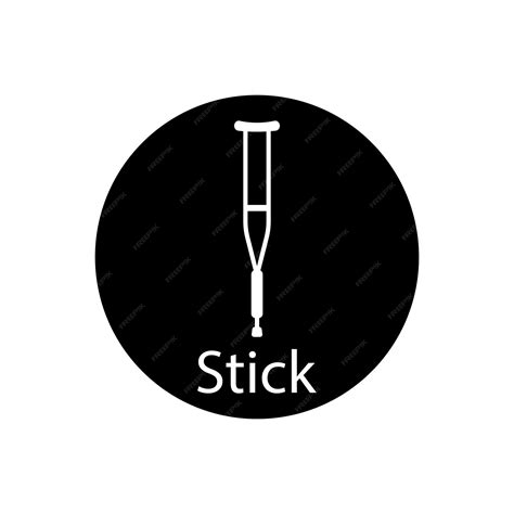 Premium Vector | Stick icon vector template illustration logo design