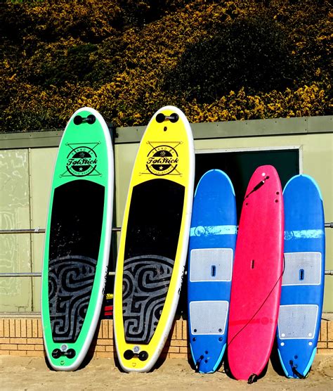 Surf Paddle Boards In A Row Free Stock Photo - Public Domain Pictures