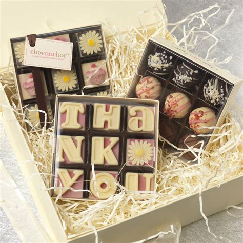 thank you chocolate hamper by choc on choc | notonthehighstreet.com