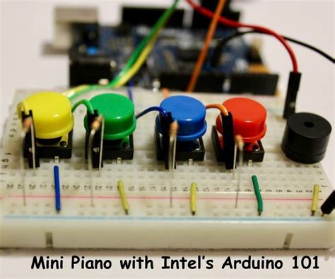 Mini Piano With Arduino 101 : 6 Steps (with Pictures) - Instructables