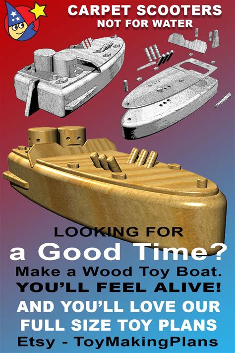 Build Toy Boats Wood Toy Plans PDF Ebook Download - Etsy | Wood toys ...