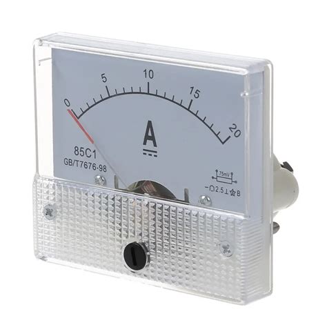 HHO New 20A Analog Ampere Panel Meter Current Amp-in Current Meters ...