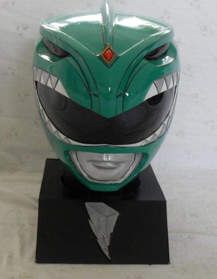 Green ranger replica helmet by matt3335 on DeviantArt