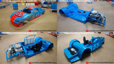 My 1987 Richard Petty Pontiac NASCAR build so far by AMT at 1/25 scale ...