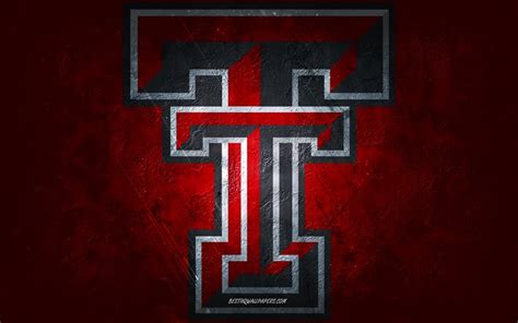 Download wallpapers Texas Tech Red Raiders, American football team, red ...