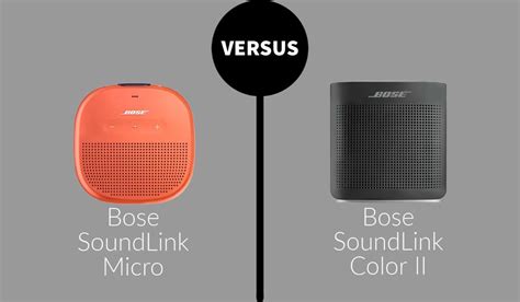 Bose SoundLink Micro vs Color II: Which to Buy? - Bose SoundLink Micro vs Color II: Which to Buy?