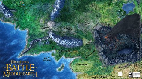 High resolution middle earth map hd - denwizard