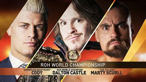 ROH Best In The World (29/06/2018): Castle vs Cody vs Scrull - Wrestling PT