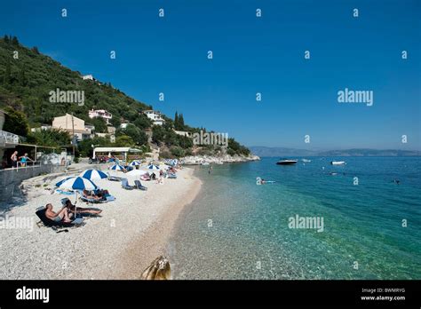 Kalamaki Beach, Corfu, Greece Stock Photo - Alamy