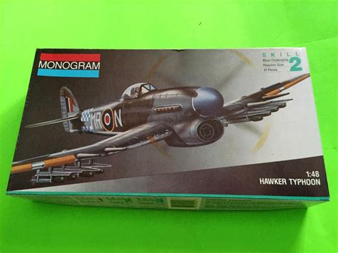 HAWKER TYPHOON FIGHTER PLANE MODEL KIT 1:48 MONOGRAM LOOK | #1825055841