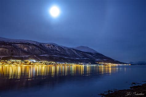 Tromsø at night, Norway