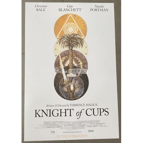 KNIGHT OF CUPS - Belgian Movie Poster Store