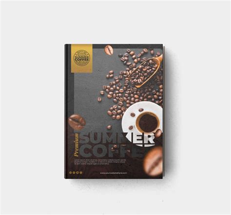 Free Coffee Table Book Mockup PSD Template