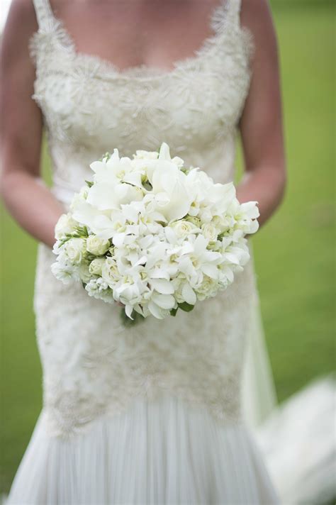 White Orchid Bridal Bouquet