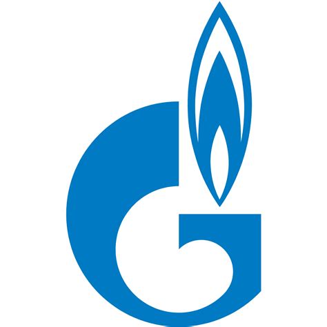 Logo de Gazprom au format PNG transparent