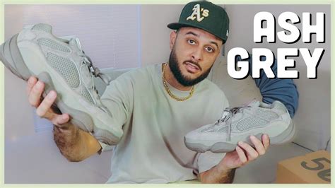 YEEZY 500 Ash Grey Review + On Feet Look - YouTube