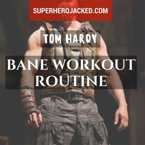 Tom hardy workout and diet train like bane and venom – Artofit