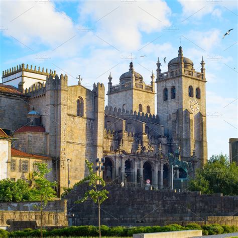 Porto Cathedral (Se do Porto) ~ Architecture Photos ~ Creative Market