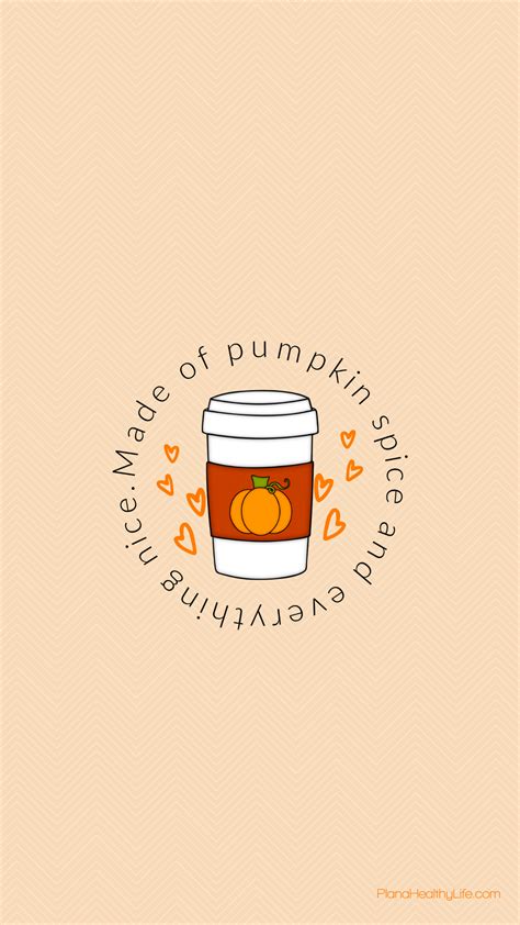 FREE Pumpkin Spice iPhone and Android Wallpapers | Instant Download ...