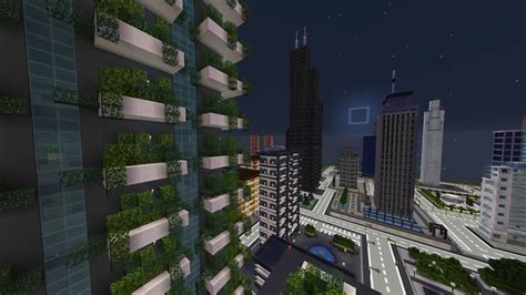 Skyscraper city Minecraft Map