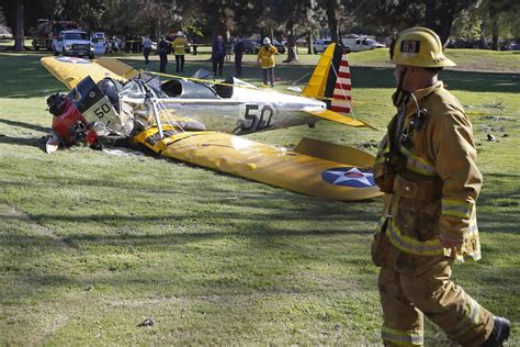 Actor Harrison Ford injured in California plane crash