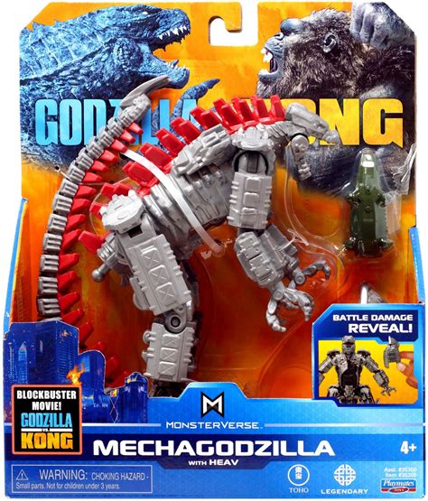 Godzilla vs Kong Monsterverse Mechagodzilla 6 Action Figure with HEAV Playmates - ToyWiz