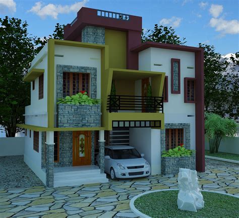 Contemporary model house plans - Kerala Model Home Plans