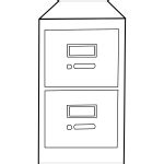 File cabinet vector clip art | Free SVG