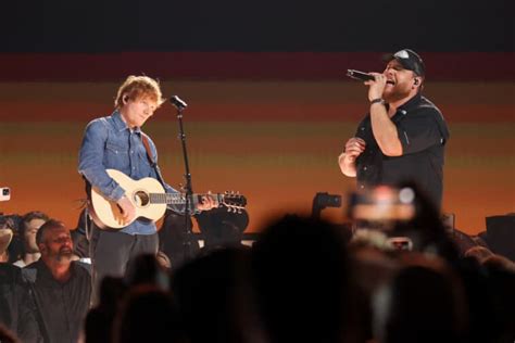 Luke Combs Joins Ed Sheeran For Surprise Duet - Country Now