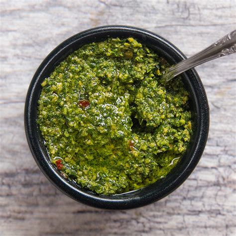 Thai Basil Peanut Pesto Recipe by Maklano