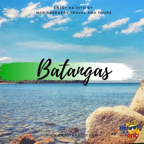 Batangas Tour Package – Enjoy Ka Dito by: MCP Greenery Travel and Tours