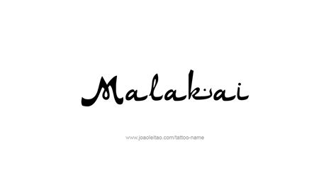 Malakai Name Tattoo Designs