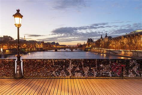 Pont Des Arts At Dusk by Loic Lagarde