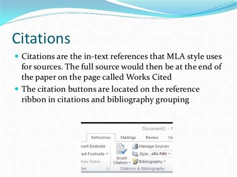 Creating a research paper with citations and references