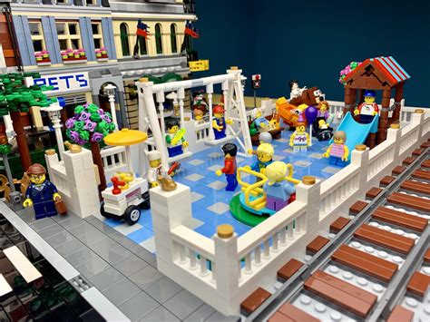 I’ve just finished my LEGO Children Playground. Let’s play! : r/lego