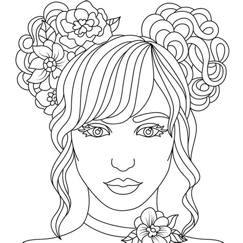 Realistic Human Coloring Pages For Adults - Which of these 18 free coloring pages for adults is ...