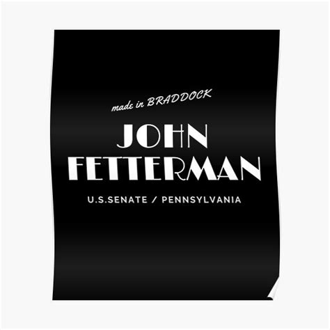 "John Fetterman for US Senate 2022" Poster for Sale by SrvShop | Redbubble