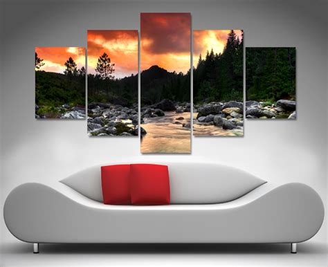 The Peaceful Woods Split-Diamond Wall Art | Blue Horizon Prints Australia