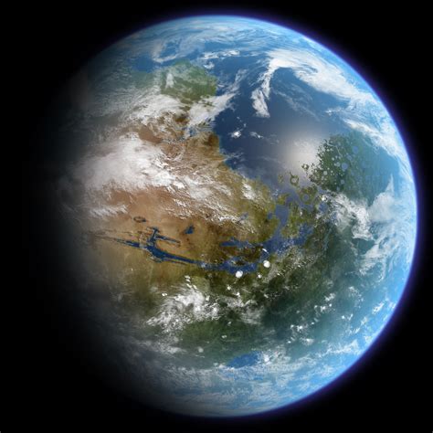 Earth And Mars Wallpaper