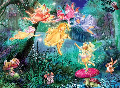 Fairiy Ring of Six (Forest Fairies) Jigsaw Puzzle | PuzzleWarehouse.com