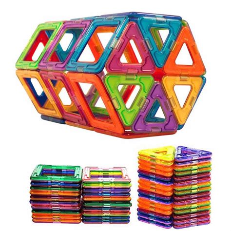 50 pcs Magnetic Blocks Construction Model Magnetic Building Blocks ...